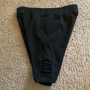 black biker shorts